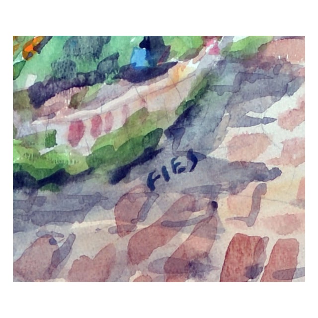The Mission Entrance by Gladys Louise Bowman Fies For Sale - Image 4 of 5