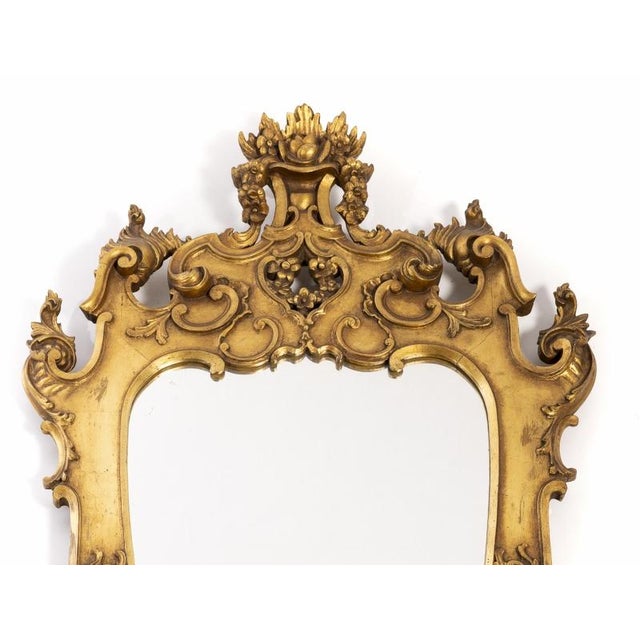 Rococo Portuguese Wall Mirror, Early 20th Century For Sale - Image 3 of 6