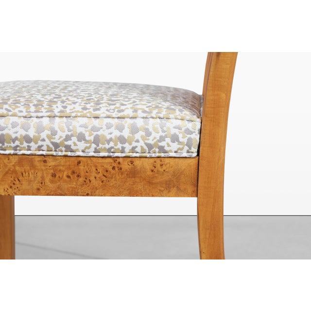 Vintage Mappa Burl Wood Dining Chairs by Thomasville For Sale - Image 11 of 15