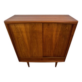 Mid-Century Teak Highboard by Axel Christensen for Aco Møbler, Denmark, 1960s For Sale