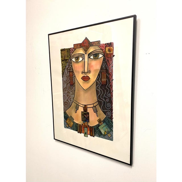 Contemporary Golden Golda made by Massachusetts artist, L Fahn R. For Sale - Image 4 of 4