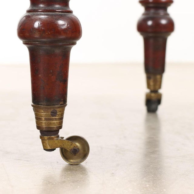 Brown Side Table in Mahogany For Sale - Image 8 of 10