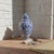 2020s Handmade Ceramic Grand Shah Jar (60cm) Blue and White Imperial Medallion Semse Pattern Floor Vase For Sale - Image 5 of 7