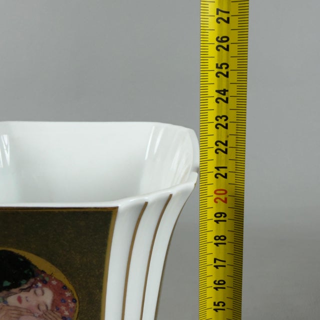 Limited Edition Artis Orbis The Kiss Vase in Porcelain by Gustav Klimt for Goebel, 2000s For Sale - Image 10 of 11