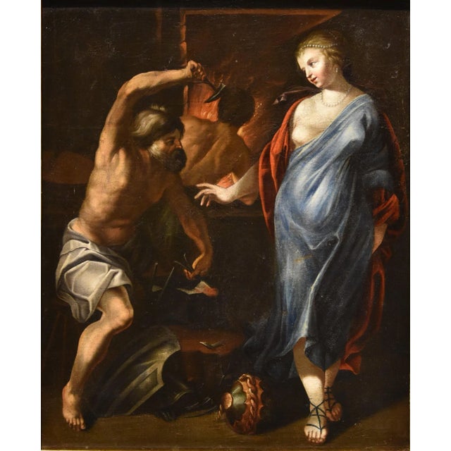 Jacques blanchard (paris, 1600 – paris, 1638) and workshop thetis in the forge of hephaestus (hephaestus gives thetis the...