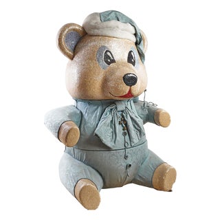 Large Polystyrene and Sequin Bear For Sale