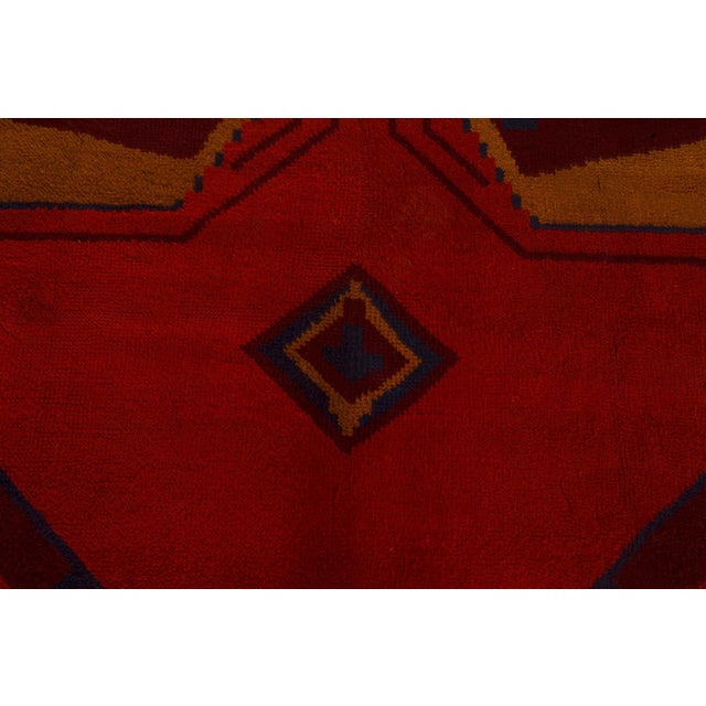 Mid 20th Century Doris Leslie Blau Vintage Dutch Art Deco Rug For Sale - Image 5 of 8