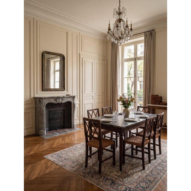 Mid-Century Wood and Rope Chairs in the style of Paolo Buffa, Italy, 1940, Set of 6 For Sale - Image 10 of 11