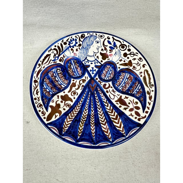 Spanish Vintage Manises, Spain Plates For Sale - Image 3 of 7