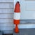 Vintage New England Coastal Nautical Orange Red Lobster Buoy For Sale In Providence - Image 6 of 8