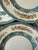 English Vintage Crown Staffordshire Lyric Tunis Blue Fine Bone China Plates - Set of 10 For Sale - Image 3 of 12