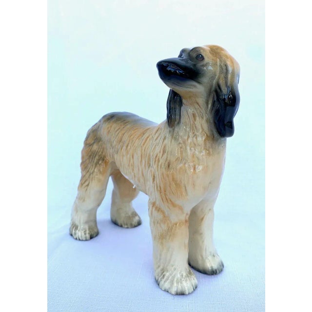 Wonderful vintage porcelain "Afghan Hound" figurine. The figurine is in excellent condition.