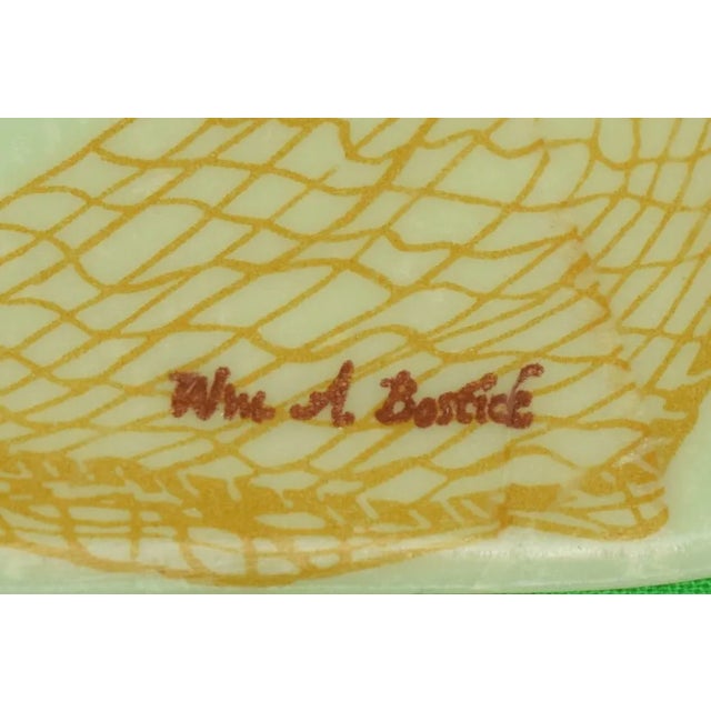 Set X 8 Cape Cod Seahorse Stacking C1960s Fiberglass Dishes" (New/ Old Stock!) Signed: Wm A. Bostick (b.1913-?) 7 1/4" x 1...