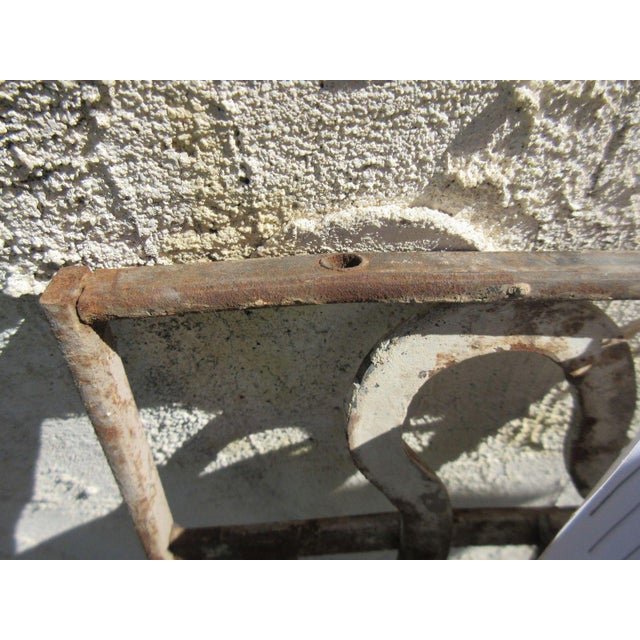 Antique Victorian Iron Gate For Sale In Philadelphia - Image 6 of 6