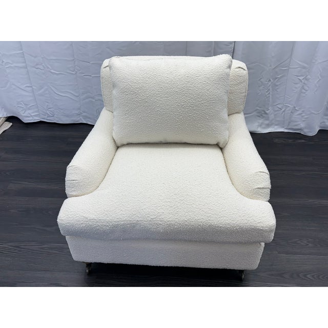 Rh English Classic Roll Arm Chair For Sale - Image 16 of 18