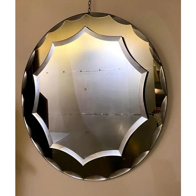 Mid-Century Mirror attributed to Max Ingrand for Fontana Arte, 1960s For Sale - Image 6 of 8