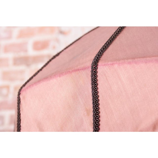 Black Art Deco Floor Lamp in Beech, Czech, 1910s For Sale - Image 8 of 12