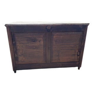 Elm Chest of Drawers with Schwarzwald Style Carving, 1850 For Sale