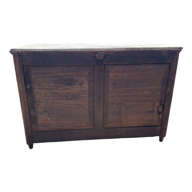 Elm Chest of Drawers with Schwarzwald Style Carving, 1850 For Sale