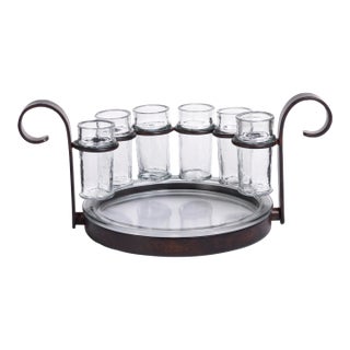 Kenneth Ludwig Chicago Fiesta Six Shot Tequila Set For Sale