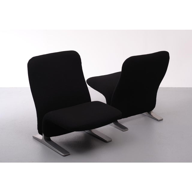 Mid-Century Modern F780 Concorde Lounge Chairs by Pierre Paulin for Artifort, 1960, Set of 2 For Sale - Image 3 of 16