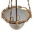 Art Deco Etched Glass Bell Jar Hall Lantern Light, Circa 1930s For Sale - Image 13 of 16