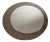 Italian Modernist Round Smoked Glass Mirror from Rimadesio, 1970s For Sale