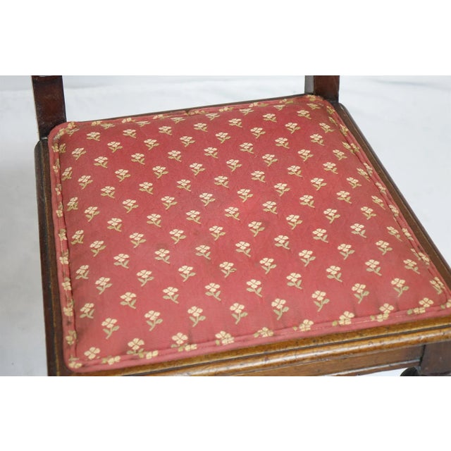 1940s Vintage Chairs With Elaborate Woodwork - a Pair For Sale - Image 4 of 11