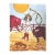 Pop Art Americana Nude With Bulls Western Landscape Burgundy Red Gold Original Painting by Cleo Plowden For Sale