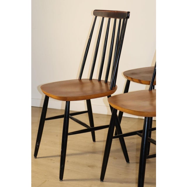 Wood Vintage Wooden Chairs, 1960, Set of 4 For Sale - Image 7 of 18