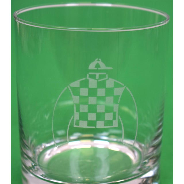Glass Keeneland Box Sterling Cut Old Fashioned 10oz Cocktail Glasses New in Box - Set of 4 For Sale - Image 7 of 9