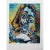 An excellent First Edition photogravure, full-color print, of painting The Smoker (1971) by Pablo Picasso. Comes from a...