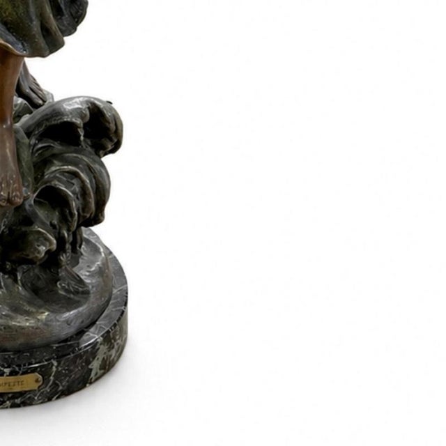 Second Model of Anxiete, 20th Century, Bronze on Marble Base For Sale - Image 5 of 6
