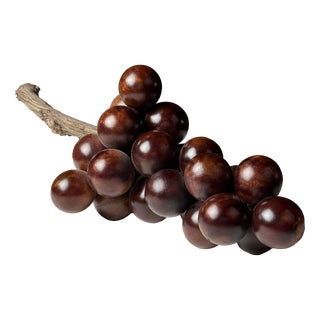Vintage Grape Cluster in Alabaster For Sale