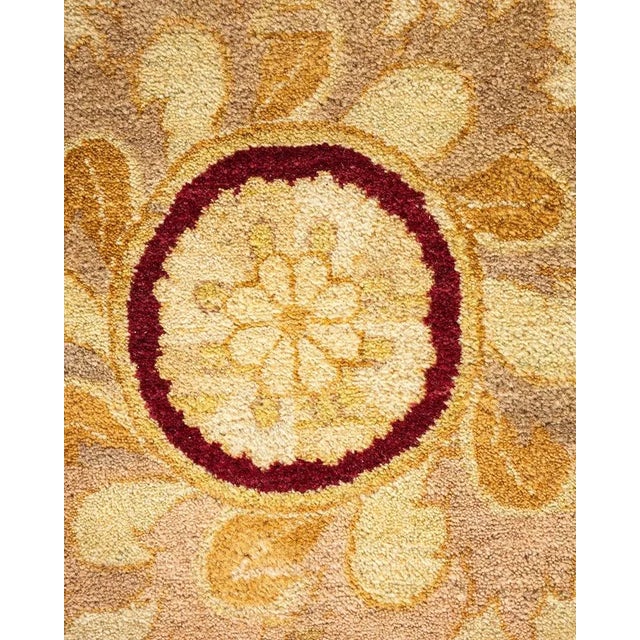Traditional Mogul, One-of-a-Kind Hand-Knotted Area Rug in Ivory, 12' 3" x 15' 0" For Sale - Image 3 of 8