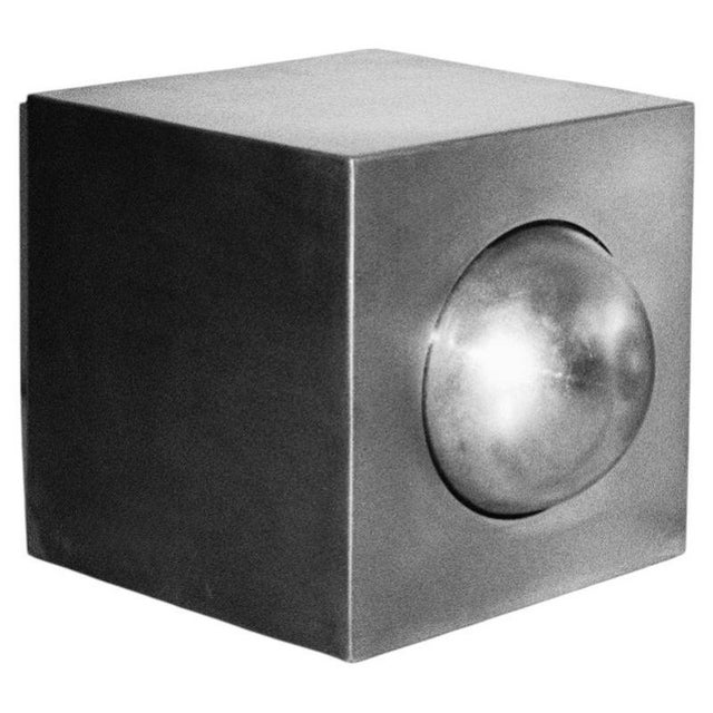 Small Object 4 in Brushed Stainless Steel by Valeria Vasi For Sale - Image 12 of 12