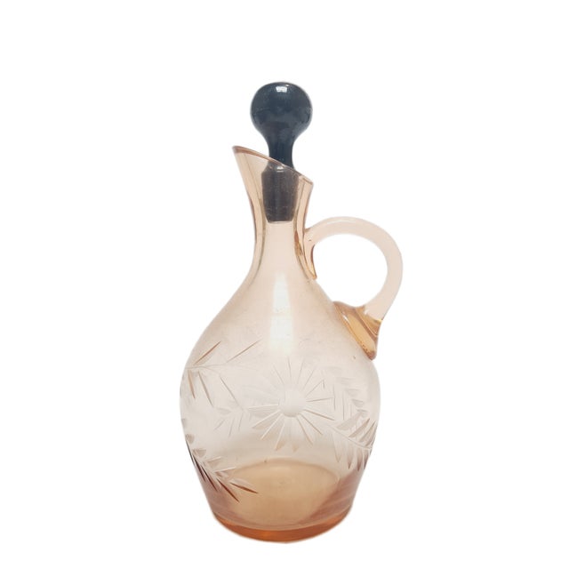 Art Deco Carafe from Hortensja Glassworks, Poland, 1930s For Sale - Image 18 of 18