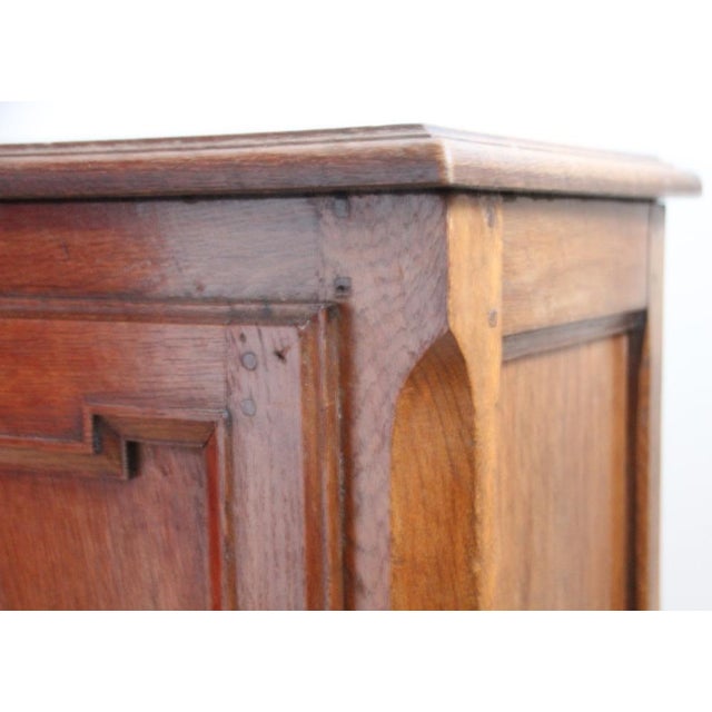 French Countryhouse Wood Bread Box, 1890s For Sale - Image 10 of 18