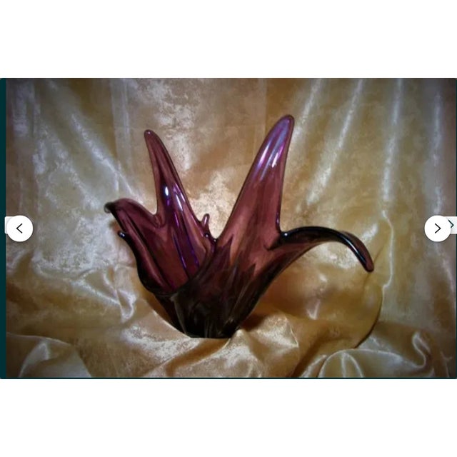 Vintage Murano Glass Art Bowl, 1980s For Sale - Image 4 of 6