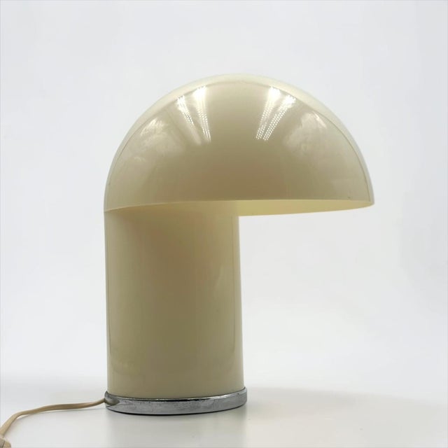 Metal Leila Table Lamp by Verner Panton and Marcello Siard for Collezioni Longato, 1968 For Sale - Image 7 of 15