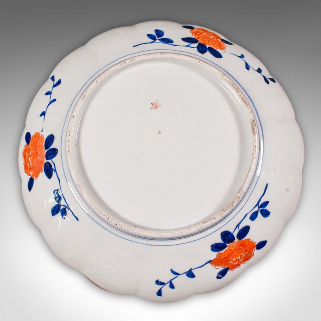 Large Antique Imari Fruit Display Plate, Japanese, Ceramic Platter, Victorian For Sale - Image 11 of 11