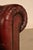 Chesterfield Style Oxford Red Leather Sofa For Sale - Image 9 of 17