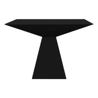 Desfase Dining Table in Black Lacquer by Moanne For Sale