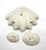 White Vintage Italian Nesting Porcelain Shell Dishes - Set of Three For Sale - Image 8 of 12