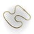Modern Vintage 14k Gold Squared Wheat Chain For Sale - Image 3 of 8