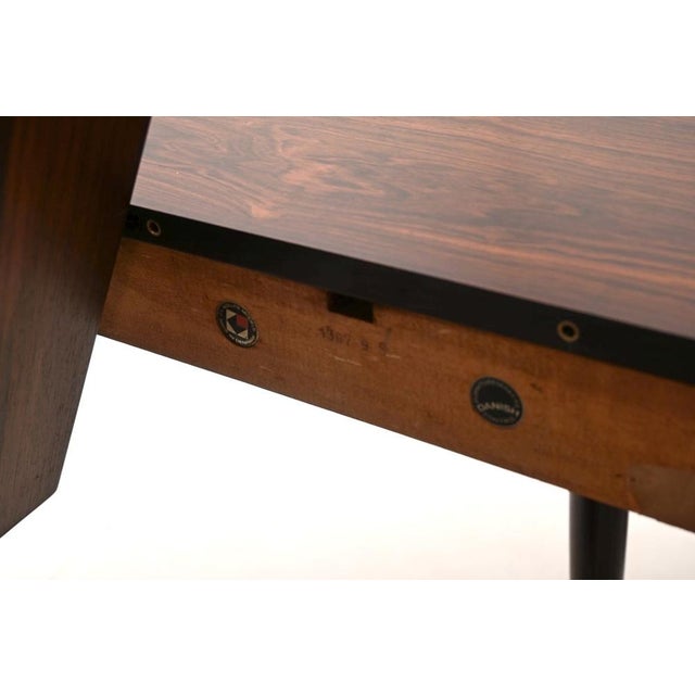 Vintage Danish Extending Dining Table by Niels Moller from J.L. Møllers, 1960s For Sale - Image 14 of 15