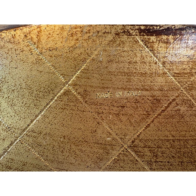 Vintage Italian Florentine Gilt Wood Tray For Sale In Dallas - Image 6 of 6