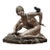 1920s French Art Deco A.G. Rigault Silvered Bronze Sculpture For Sale