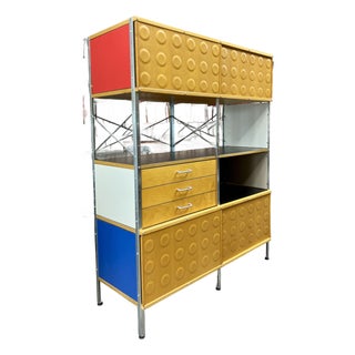 Mid Century Modern Authentic Herman Miller Designer Charles and Ray Eames “Esu” Storage Cabinet For Sale