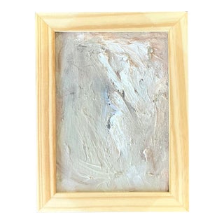 Vintage Original Oil Painting on Board For Sale